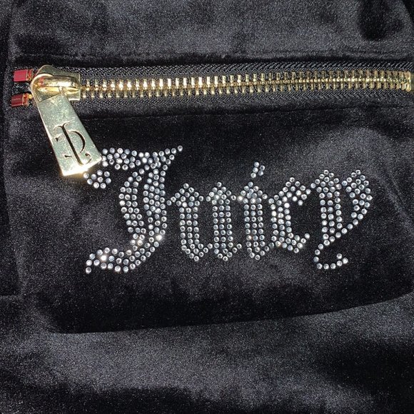 Juicy Couture Girls Faux Fur Backpack Bag Black‎ Texture Furry Fuzzy main image 11